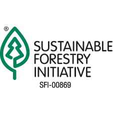 Logo: Sustainable Forestry Initiative (SFI-00869)